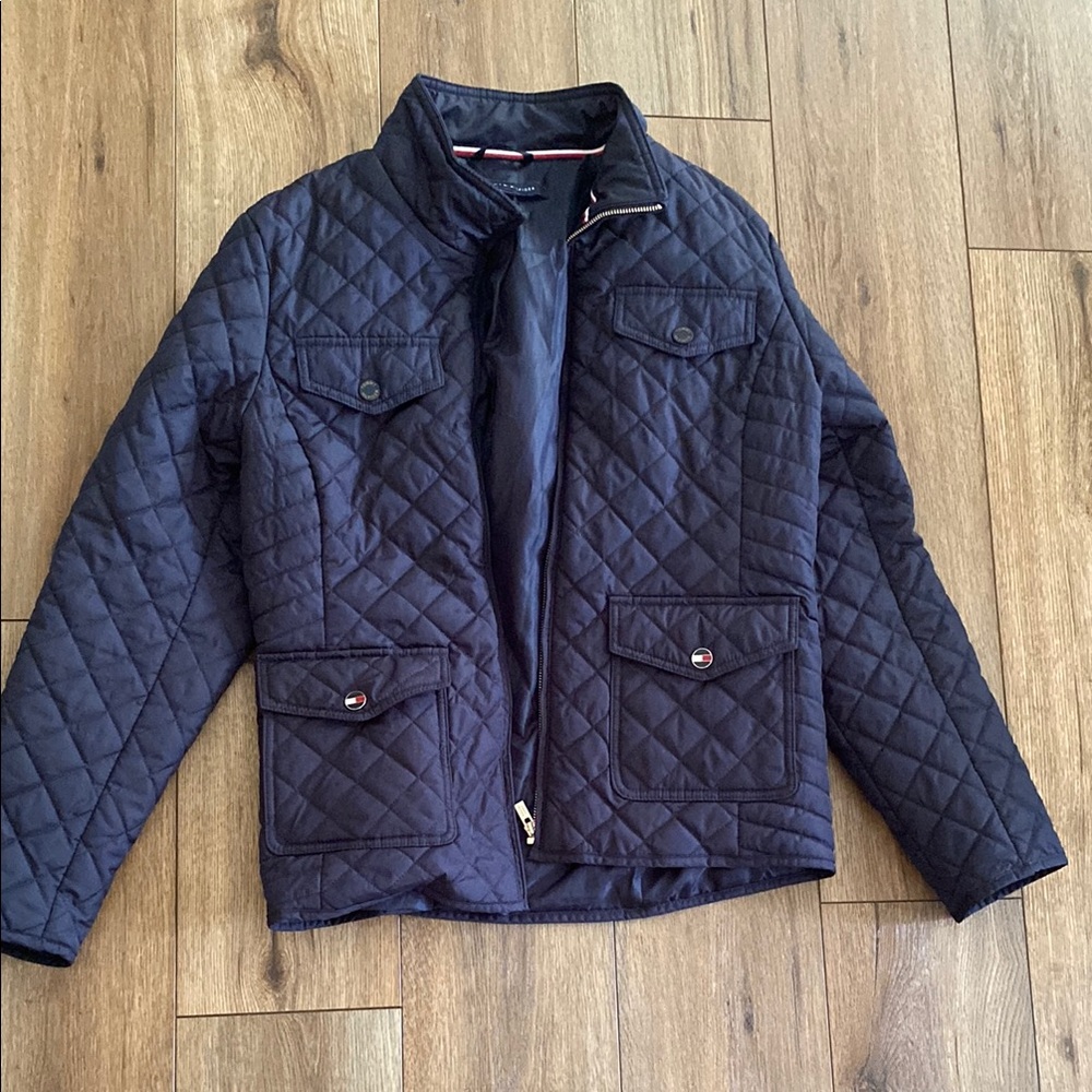 Quilted navy blue Jacket